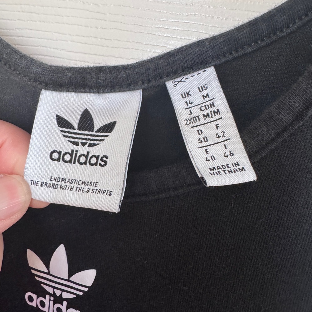 Adidas Black High Neck Racerback Sleeveless Mini Dress - Picture 4 of 7